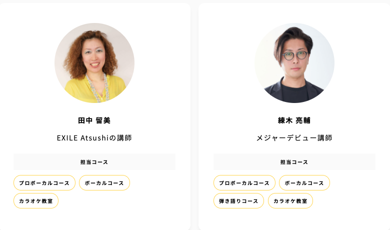 DECO MUSIC SCHOOLの講師陣