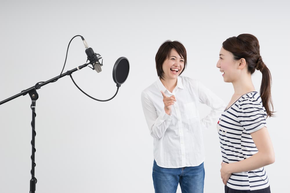 ボイトレ中の2人