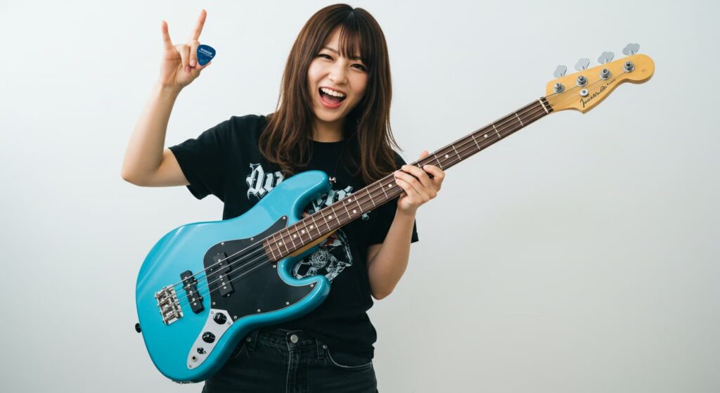 ピックを使ったベースの弾き方